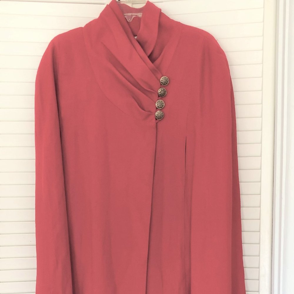 C'est Simone vintage wool cape